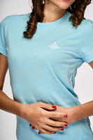 Bavlnené tričko s potlačou, svetlomodré 2 | Ženy | benatki.com