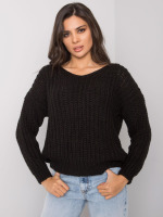 Vlnený sveter, čierny 1 | Ženy | benatki.com