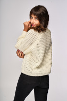 Vlnený sveter, biely 3 | Ženy | benatki.com