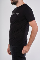 Bavlnené tričko s potlačou, čierne 1 | Tričká | benatki.com