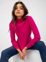 Rolákový sveter, fuchsia ružový 1 | Ženy | benatki.com