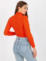 Rolákový sveter, oranžový 3 | Ženy | benatki.com