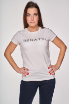 Bavlnené tričko s potlačou, biele 3 | Ženy | benatki.com