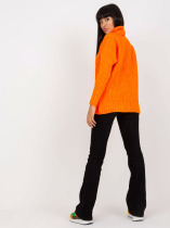 Rolákový sveter, oranžový 3 | Ženy | benatki.com