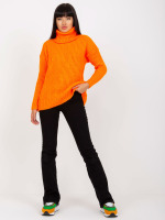 Rolákový sveter, oranžový 1 | Ženy | benatki.com