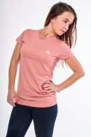 Bavlnené tričko s potlačou, staroružové 1 | Ženy | benatki.com